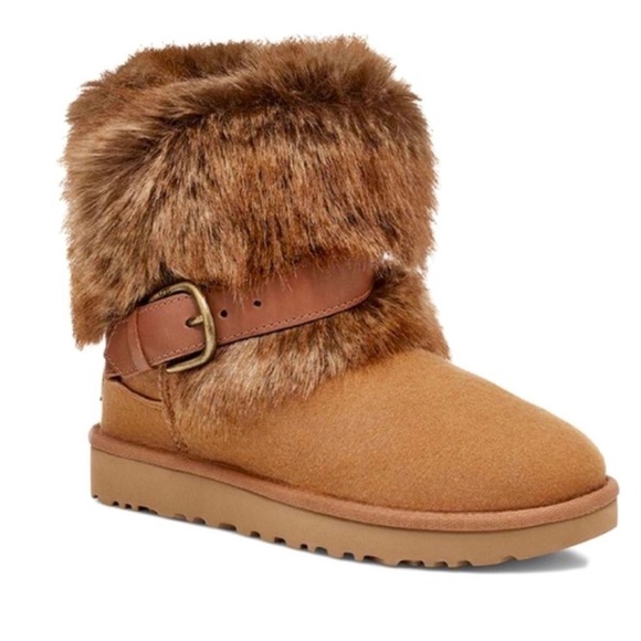 UGG Shoes - UGG Classic Buckle Mini Suede Boots